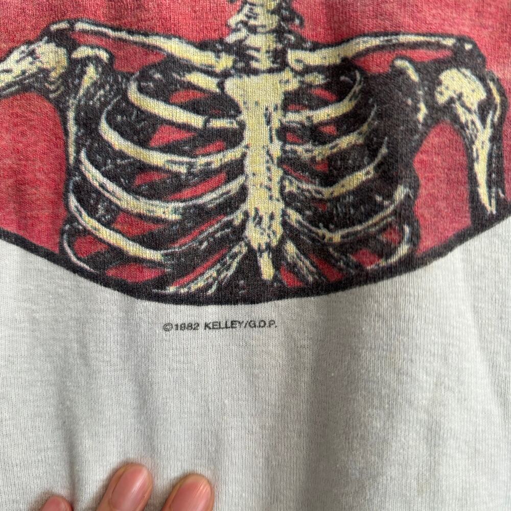 Vintage Grateful Dead Bertha Raglan T Shirt Size XL 1982 - Picture 4 of 10